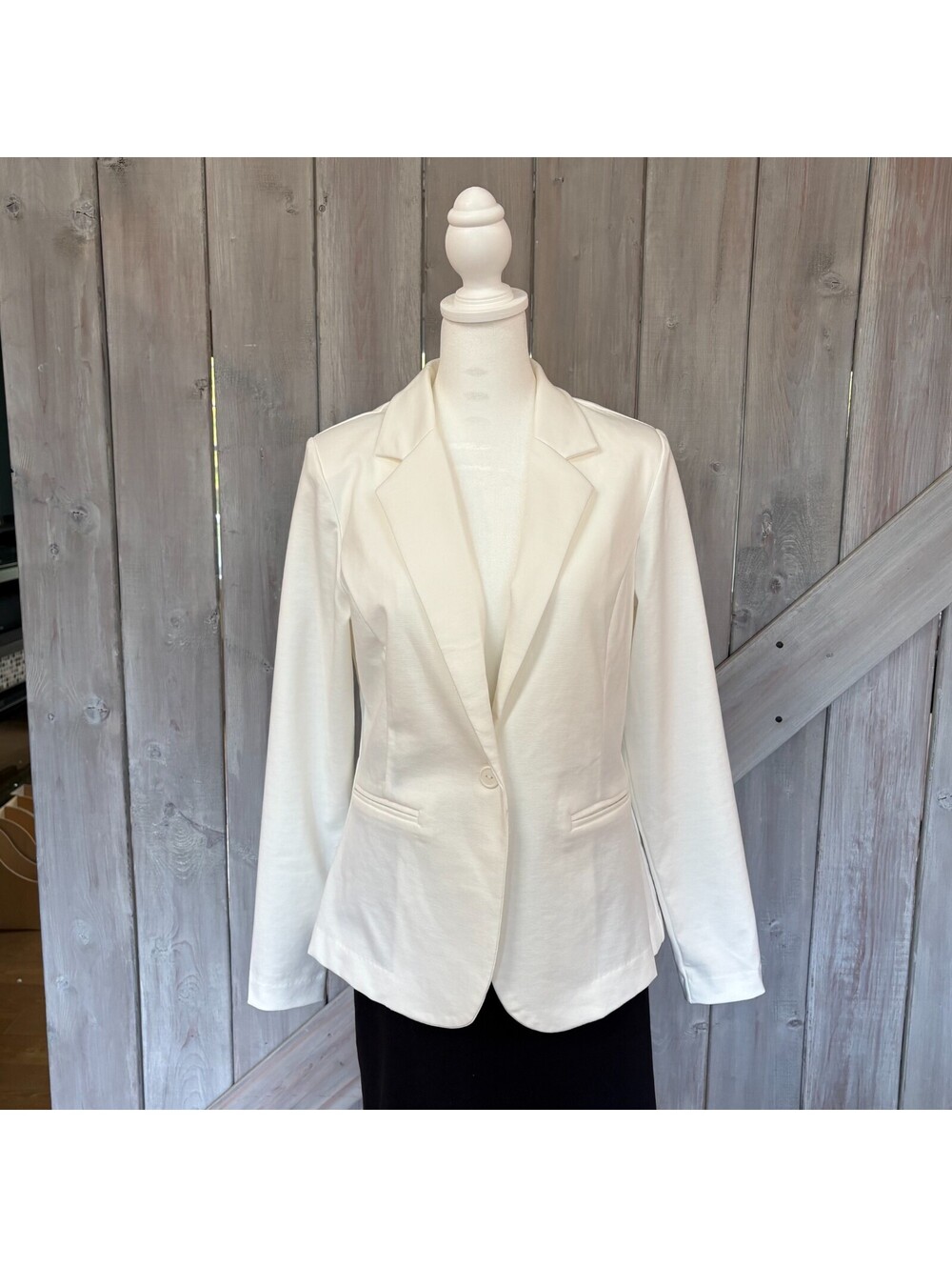 Women blazer ICHI ivory Medium stretch day & nigth classic